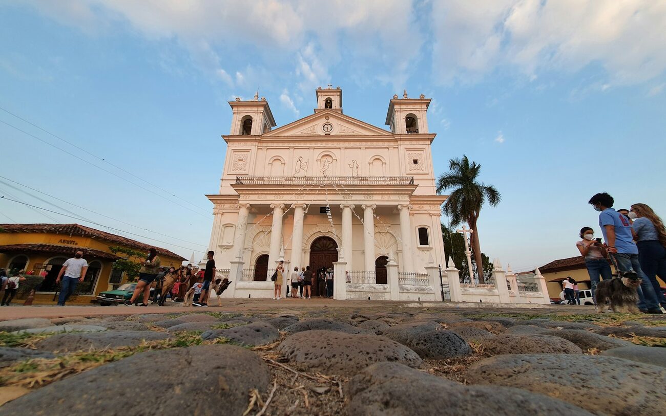 The church of Santa Lucía in Suchitoto, El Salvador.